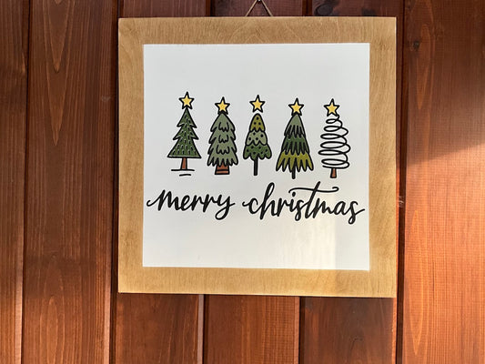 15 Inch Merry Christmas Decor