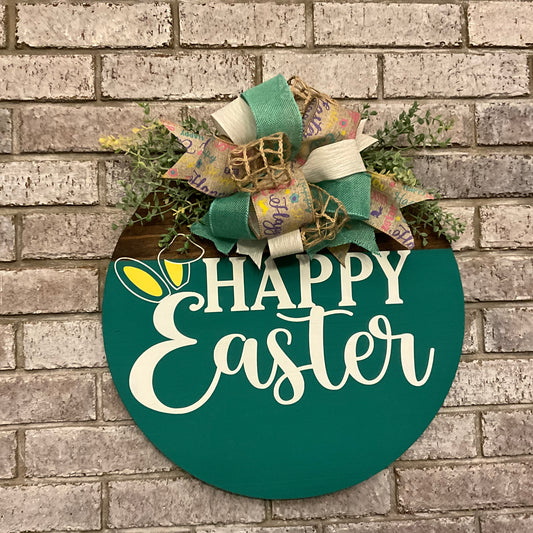 15” Happy Easter Door Hanger