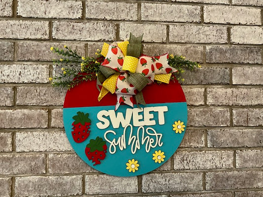 strawberries summer door Hanger
